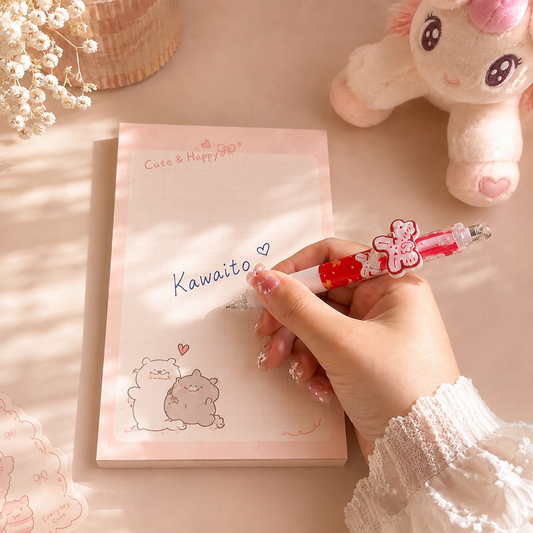 Lucky Pony Erasable Gel Pen | Kawaii Blue Ink Pen | 0.5mm ST Nib ( Random)