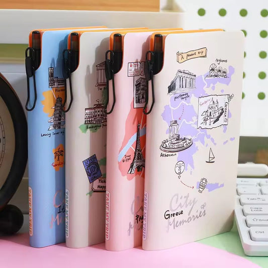 Wanderlust Travel Journal Notebook with Pen