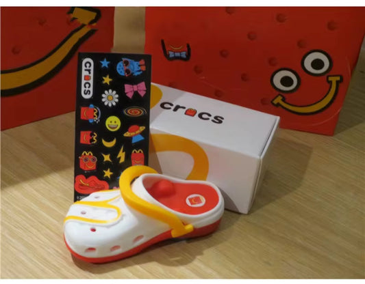 McDonald's x Crocs inspired Classic Clog Miniature Collectible | Random Design (Pack of 2)