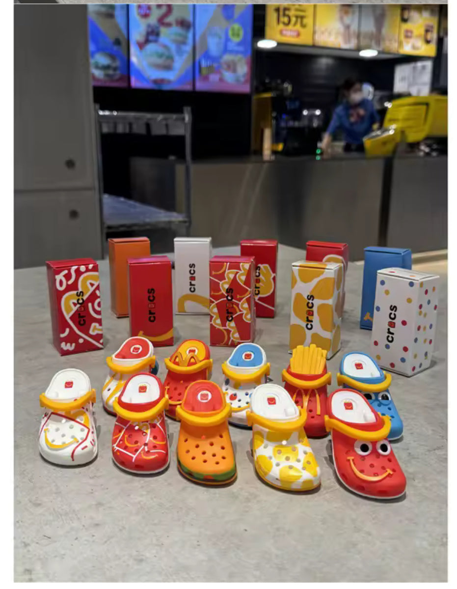 McDonald's x Crocs inspired Classic Clog Miniature Collectible | Random Design (Pack of 2)