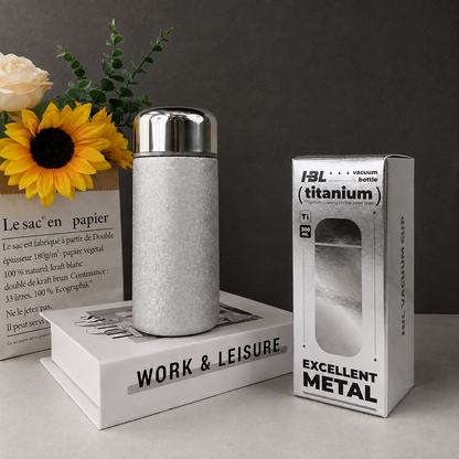 Titanium Double wall Vacuum Insulated Flask Bottle