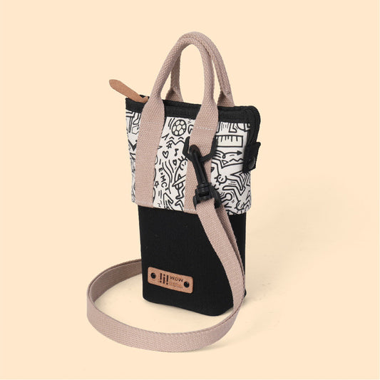 Glow-in-the-Dark expandable Jute Multipurpose Pouch