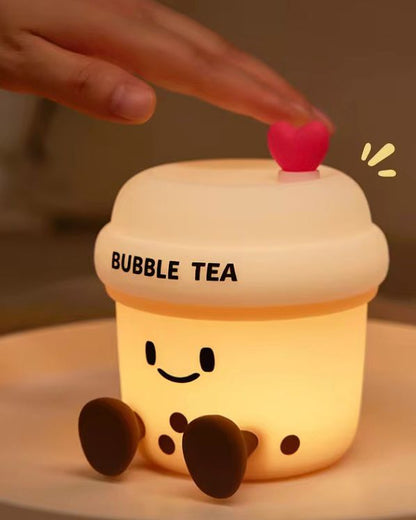 Squishy Silicone Boba/Bubble Tea Night Lamp