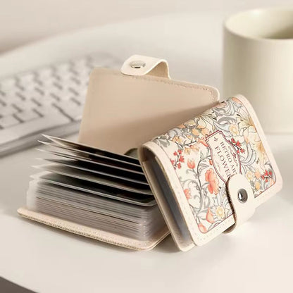 Floral Card Holder – Vintage Botanical Card Organiser - Mix Design
