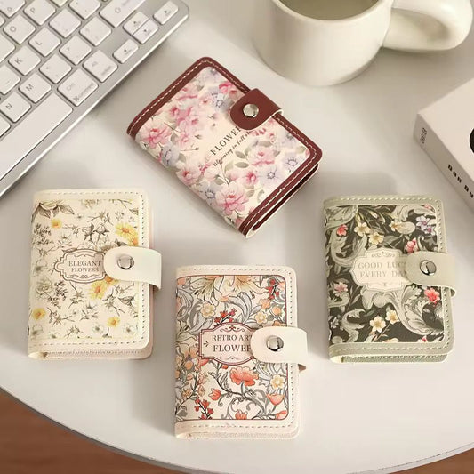 Floral Card Holder – Vintage Botanical Card Organiser - Mix Design
