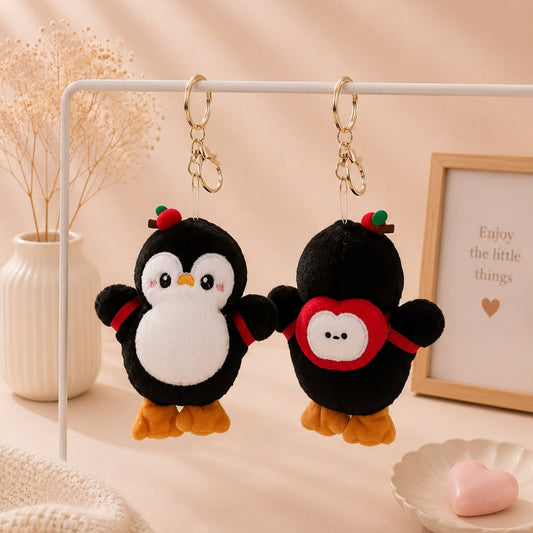 Penguin Plushie Keychain – Kawaii Bag Charm