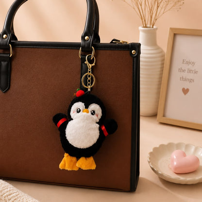 Penguin Plushie Keychain – Kawaii Bag Charm