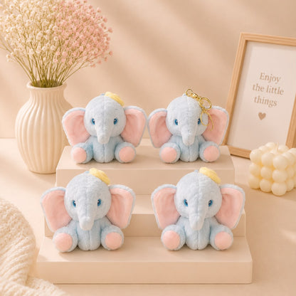 Baby Elephant Plushie Keychain – Soft Kawaii Bag Charm