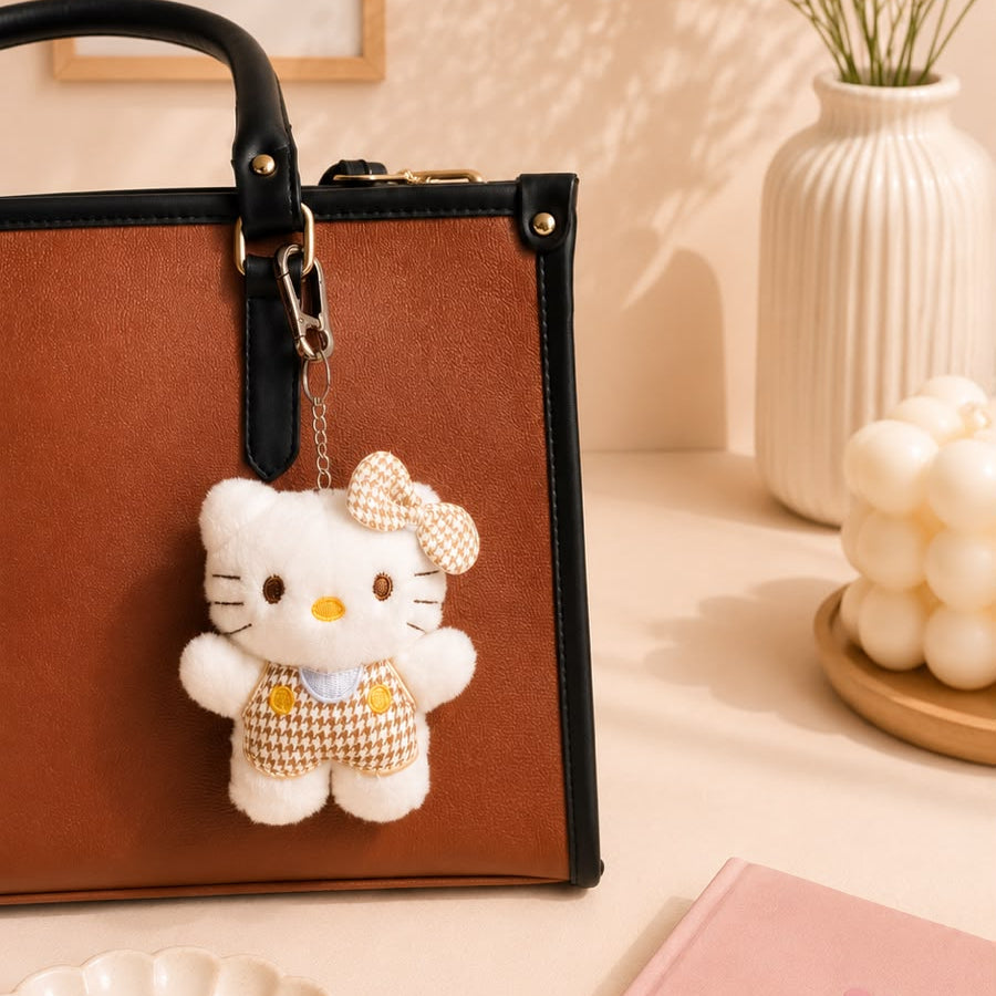 Hello Kitty Plushie Keychain – Kawaii Cat Bag Charm