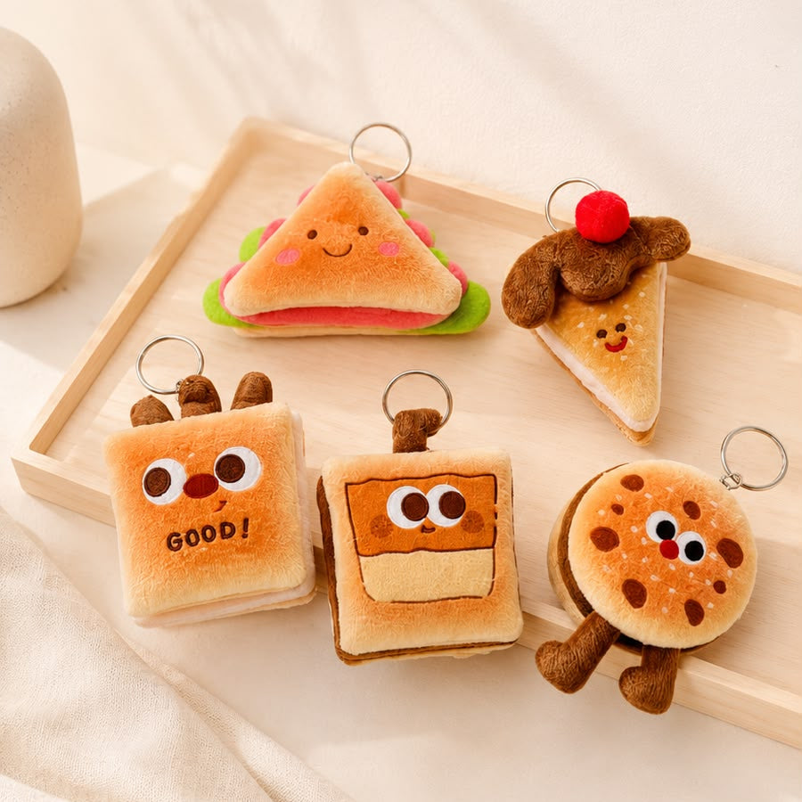 Kawaii Food Plush Keychain | Bag Charm