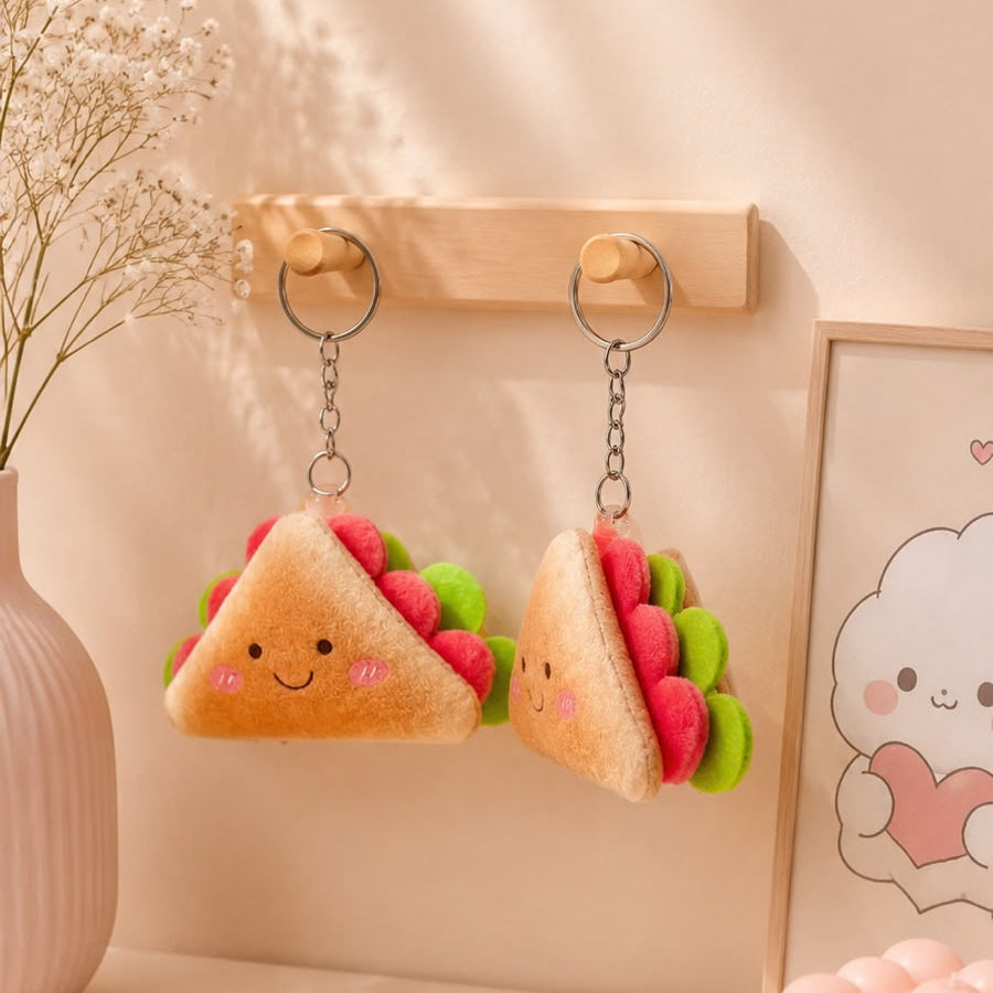 Kawaii Food Plush Keychain | Bag Charm