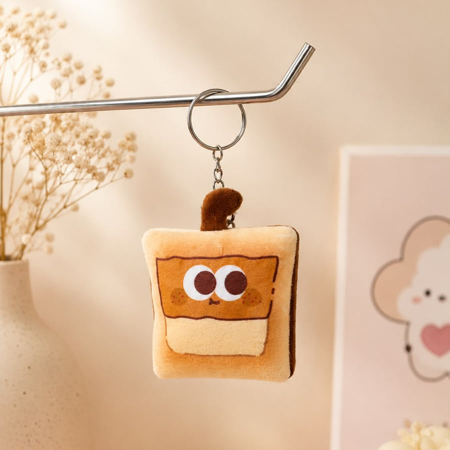 Kawaii Food Plush Keychain | Bag Charm