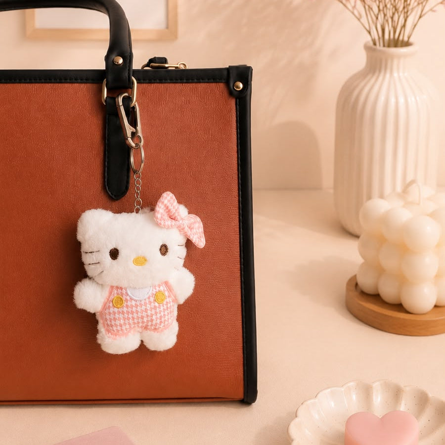 Hello Kitty Plushie Keychain – Kawaii Cat Bag Charm