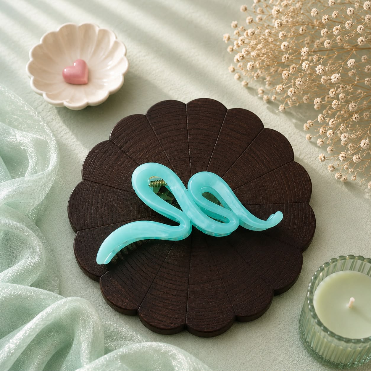Swirl Hair Claw Clip – Pastel Matte Collection