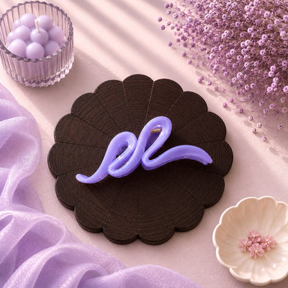 Swirl Hair Claw Clip – Pastel Matte Collection