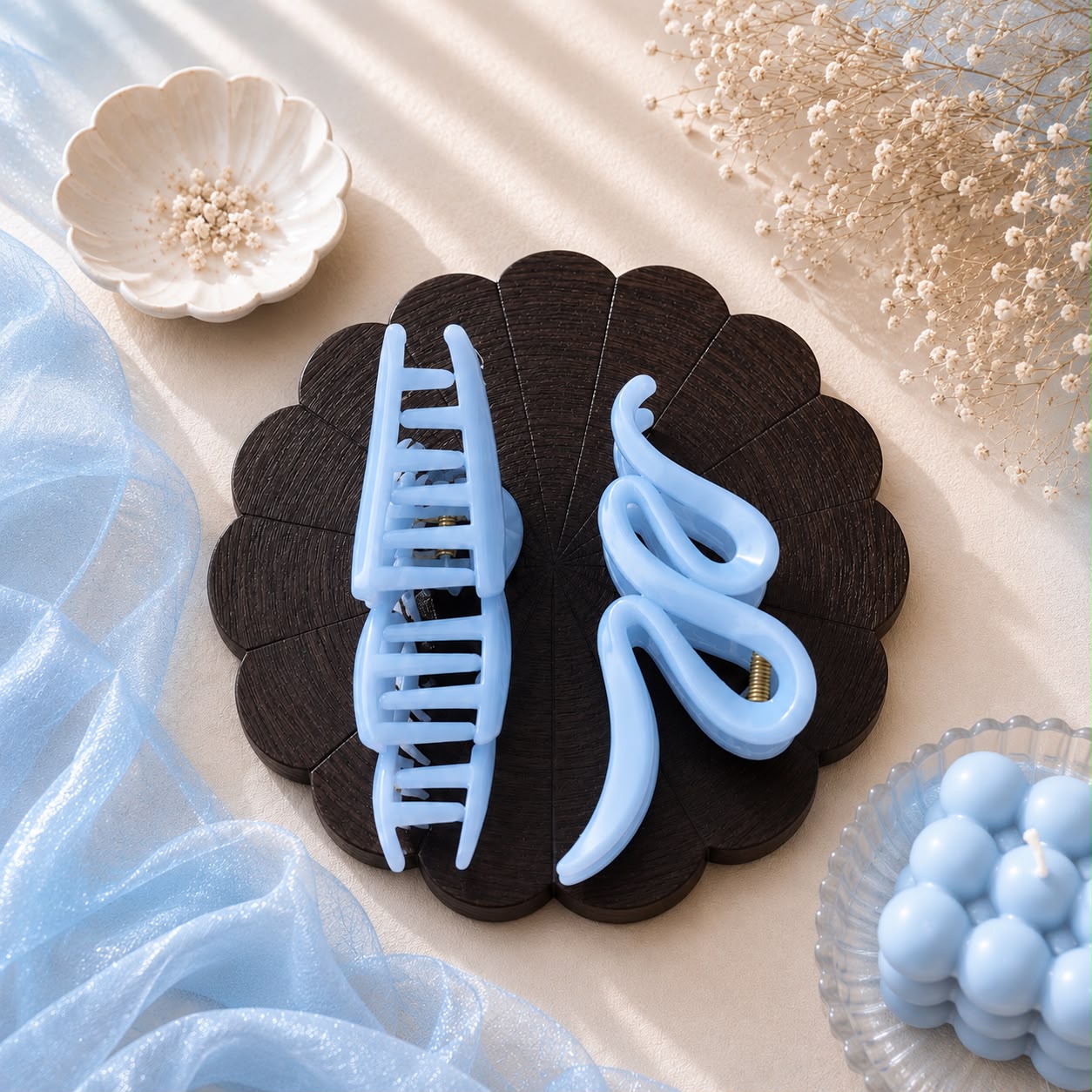 Swirl Hair Claw Clip – Pastel Matte Collection