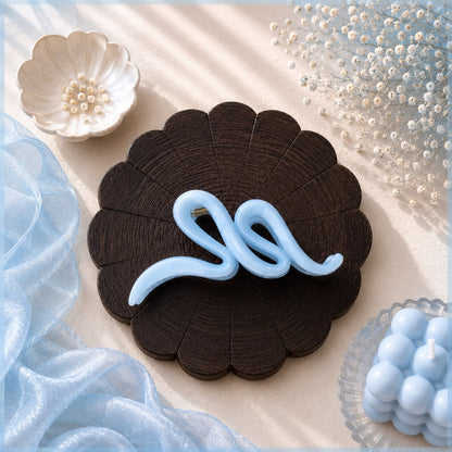Swirl Hair Claw Clip – Pastel Matte Collection