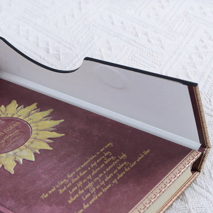 Pharaoh Notes Vintage Hardcover Journal – Sunflower Crown Notebook