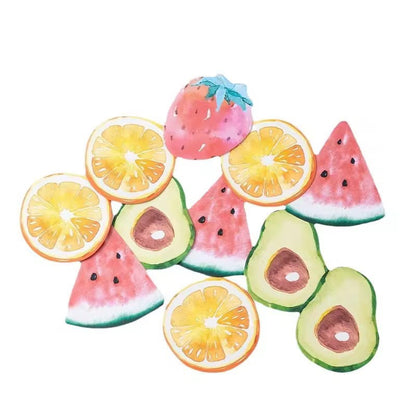 Fruit Shaped Sticky Notes – Kawaii Memo Pad Set (Pack of 4)