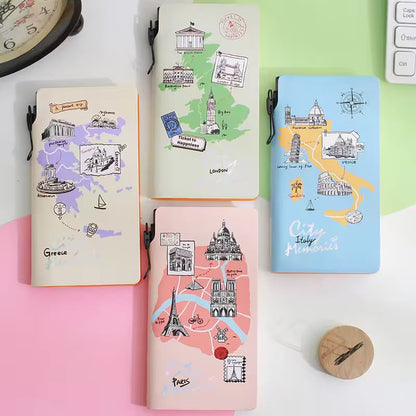 Wanderlust Travel Journal Notebook with Pen