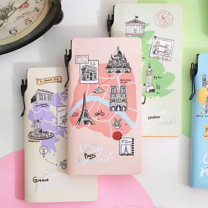 Wanderlust Travel Journal Notebook with Pen