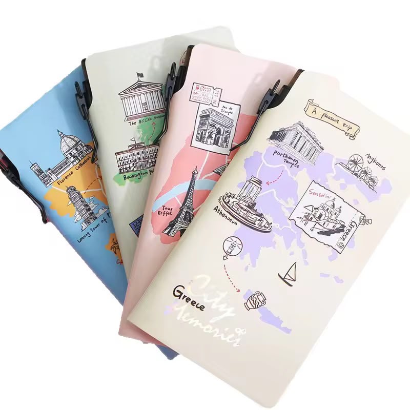 Wanderlust Travel Journal Notebook with Pen