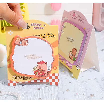 Capy Bara Kawaii Sticky Notes