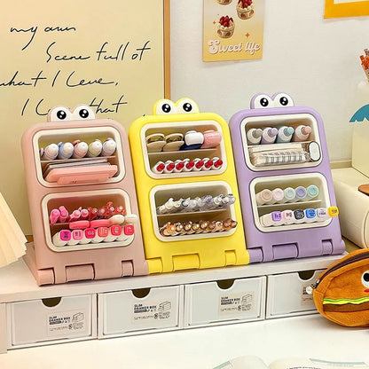 Kawaii Frog Eye Desktop Organiser