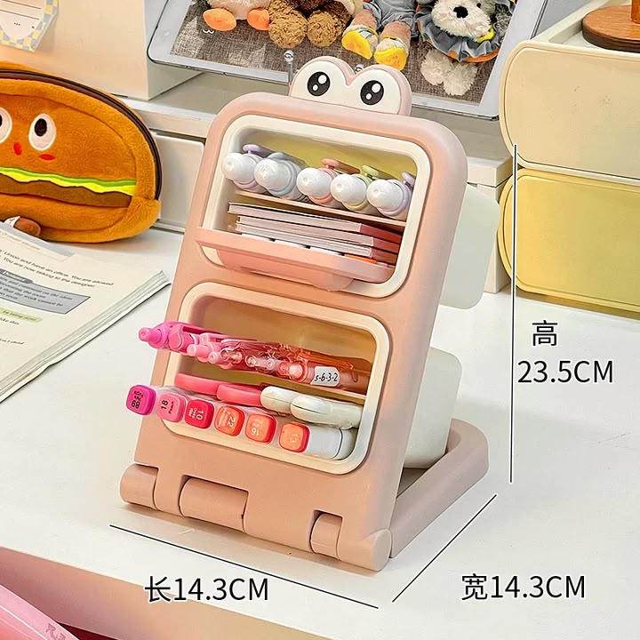 Kawaii Frog Eye Desktop Organiser