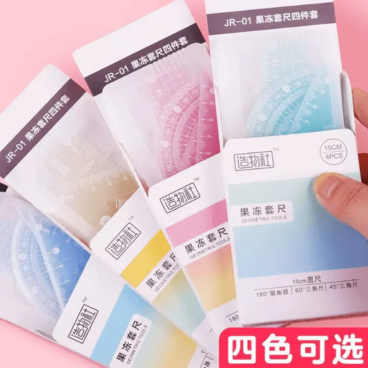 Pastel Jelly Geometry Set