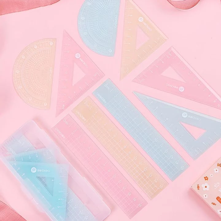 Pastel Jelly Geometry Set