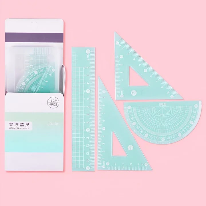 Pastel Jelly Geometry Set