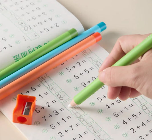 Pencil Eraser – Set of 3 with Sharpener