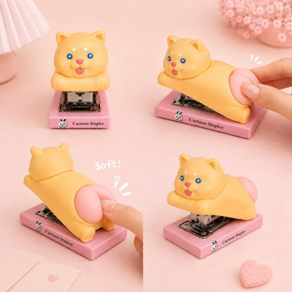 Kawaii Cartoon Silicon Stapler – Cute Animal Stapler