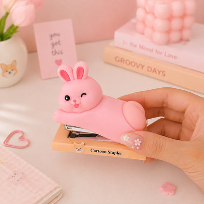 Kawaii Cartoon Silicon Stapler – Cute Animal Stapler