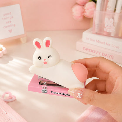 Kawaii Cartoon Silicon Stapler – Cute Animal Stapler