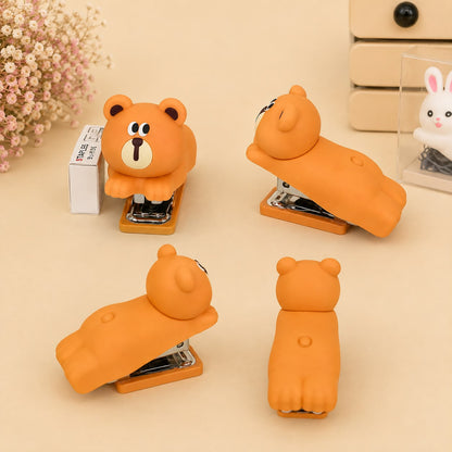 Kawaii Cartoon Silicon Stapler – Cute Animal Stapler