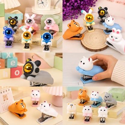 Kawaii Cartoon Silicon Stapler – Cute Animal Stapler
