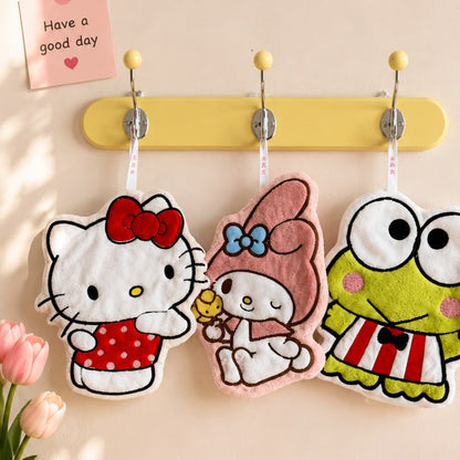 Kawaii Hanging Hand Towel | Cute Soft Towel | Quick Absorbent | Kawaii Characters