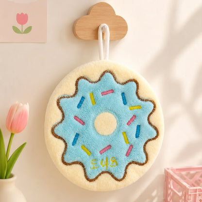 Kawaii Food Print Hanging Hand Towel | Quick Absorbent | Cute Soft Towels