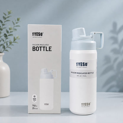 TYESO Vacuum Insulated Bottle 750ml – Keep Cold, BPA Free