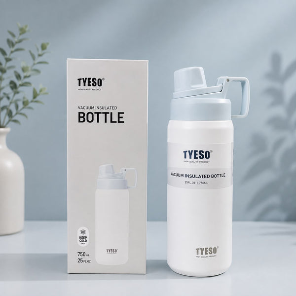 TYESO Vacuum Insulated Bottle 750ml – Keep Cold, BPA Free