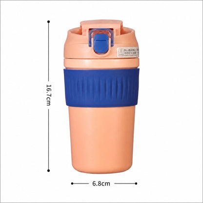 Insulated Sipper Bottle with Straw Lid | SUS304 Stainless Steel | 350ml & 480ml