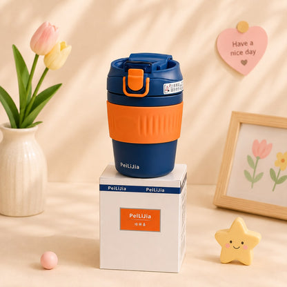 Insulated Sipper Bottle with Straw Lid | SUS304 Stainless Steel | 350ml & 480ml