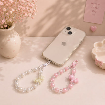 Phone Charm | Unicorn Beaded - Cute Loop Wrist Strap Accessory