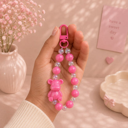 Phone Charm | Gummy Bear Beaded - Cute Wrist Strap Loop Accessory