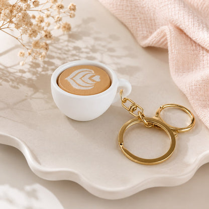 Kawaii Clicker Keychains | Aesthetic | Dumpling, Coffee, Ferrero, Egg, Keyboard