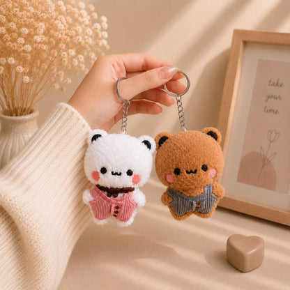Dudu & Bubu Kawaii Bear Plushie Keychain & Bag Charm