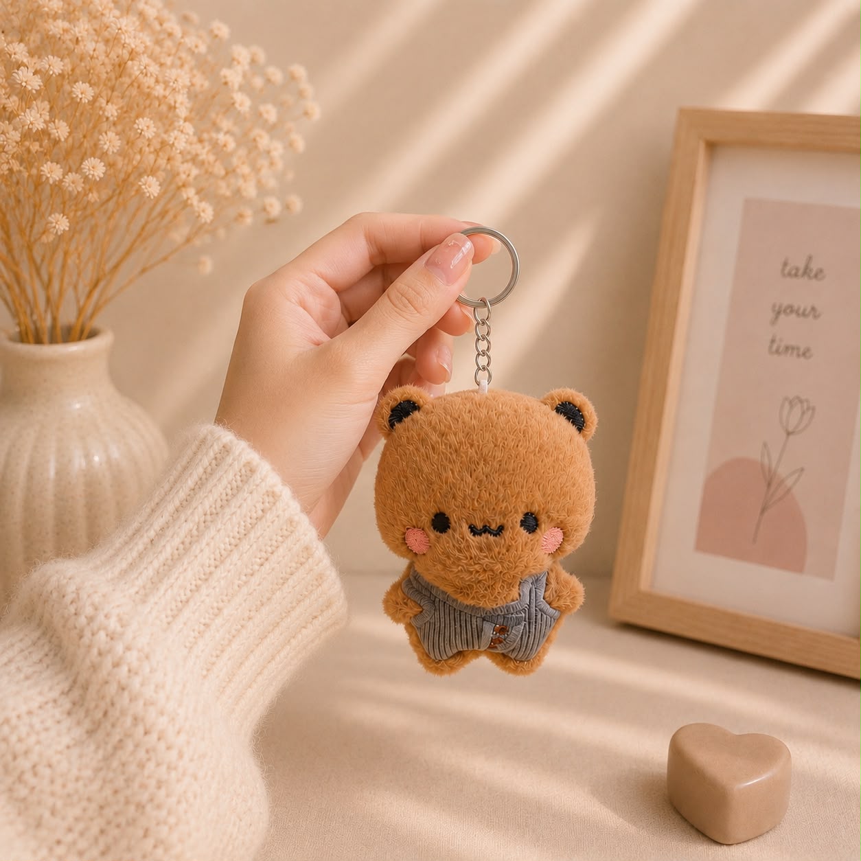 Dudu & Bubu Kawaii Bear Plushie Keychain & Bag Charm