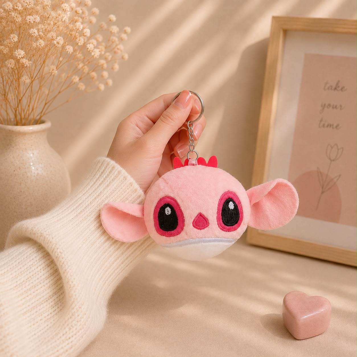 Stitch-Inspired Kawaii Plushie Keychain & Bag Charm